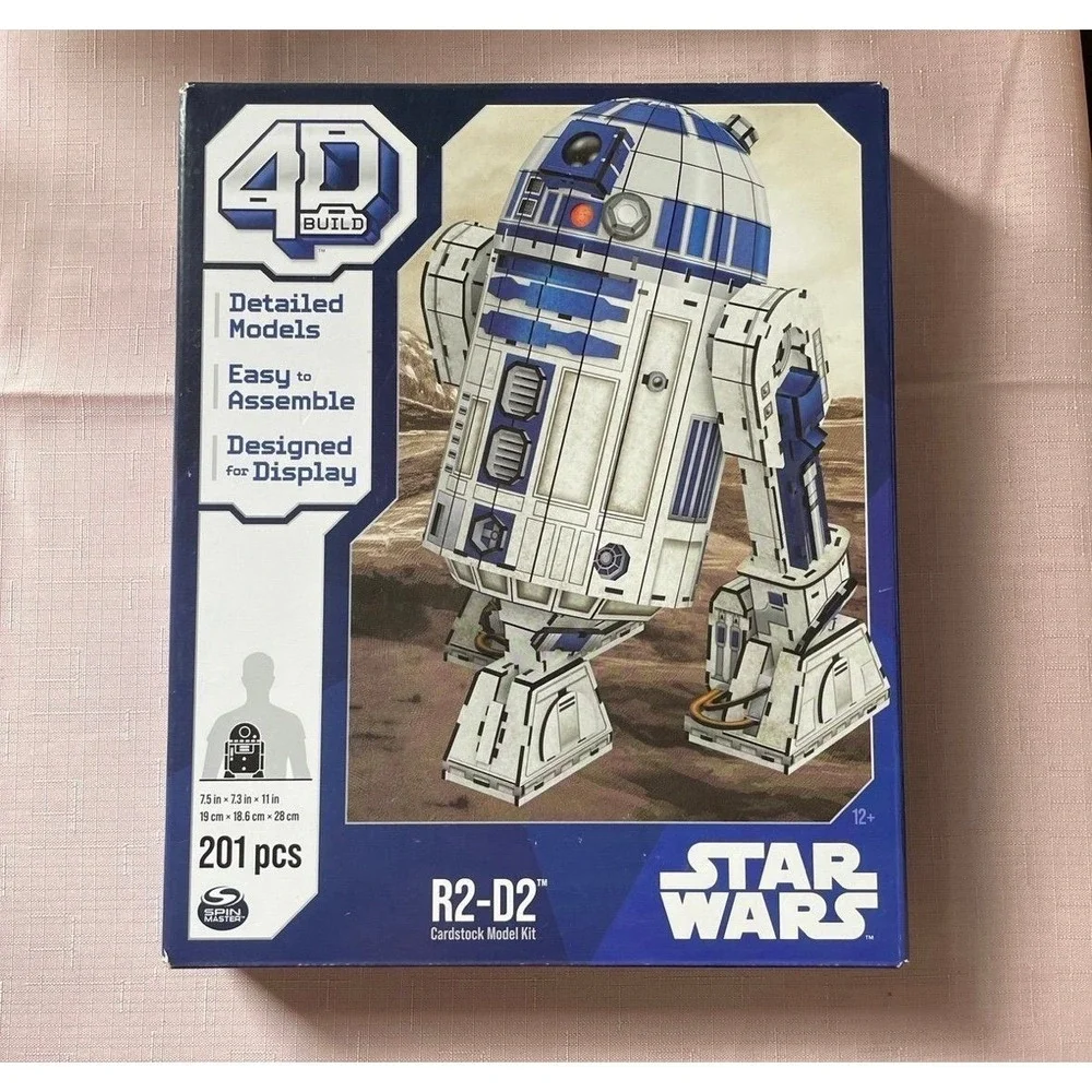 Star Wars R2-D2 Model Kit 4D Puzzle 201 Pc BRAND NEW
